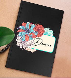 BK Gift Kişiye Özel İsimli Sert Kapaklı Siyah Defter, Arkadaşa Hediye, Yeni İş Hediyesi, Anı Defteri, Doğum Günü Hediyesi-1 (Model 9)