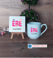 Ebe Dekoratif Taş, Kupa Bardak Kırmızı Hediye (Model 4)
