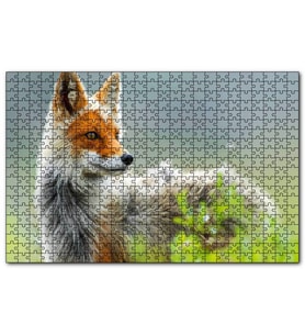 Cakapuzzle Kızıl Tilki Görseli  Puzzle Yapboz MDF (Ahşap) (1000 Parça)