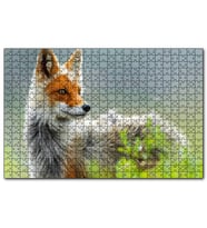 Cakapuzzle Kızıl Tilki Görseli  Puzzle Yapboz MDF (Ahşap) (1000 Parça)