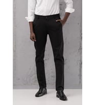 Slimfit Pamuklu Likralı Esnek Mevsimlik Kumaş Pantolon (Siyah)