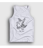 Presmono Unisex Sarı Cry Baby Lil Peep Atlet 36631tt (Beyaz)