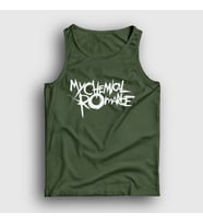 Presmono Unisex Sarı Logo My Chemical Romance Atlet 70993tt (Haki)
