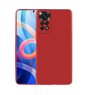 Xiaomi Redmi Note 12 Pro 4G Global Kılıf Zore Premier Silikon Kılıf (Kırmızı)