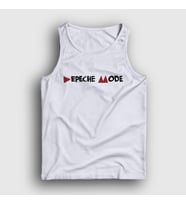 Presmono Unisex Sarı Delta Depeche Mode Atlet 139897tt (Beyaz)