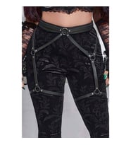 Deri Jartiyer Harness (Siyah)