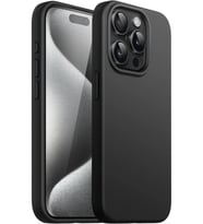 Digimanya Iphone 15 Pro Max Kılıf Silikon Lansman Soft Yumuşak Kamera Korumalı Kapak (Siyah)
