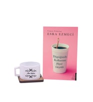 Kitap- Kahve Fincanı Hediye Seti / İsme Özel Doğum Günü Hediye Kutusu (Model 6)