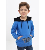 Toontoy Erkek Çocuk Baskılı Sweatshirt (Saks)