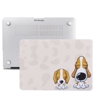 MacBook Pro Retina Kılıf HardCase A1425 A1502 2012/2015 ile Uyumlu Kılıf Dog02 (Tarçın)