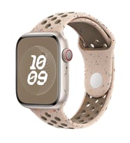 Microsonic Apple Watch Series 7 41mm Kordon Flame Sport Band Yavruağzı (Bej)