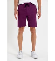Süperlife Erkek Regular Fit Brooklyn Baskılı Şort SPR 208 (Koyu Kırmızı)