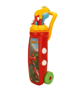 Barbie Golf Arabası Oyuncak Eğitici Oyun Seti Sarı (Kırmızı)
