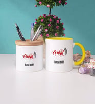 Avukat Kupa Bardak ve Kalemlik Hediye Seti (Model 4)