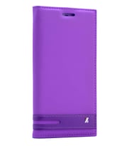 Galaxy A3 2017 Kılıf Elite Kapaklı Kılıf (Mor)
