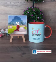 Tarih Öğretmeni Fotoğraflı Dekoratif Taş, Kupa Bardak Beyaz Hediye (Model 13)