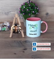 Makine Mühendisi Kupa Bardak Beyaz ve Fotoğraflı Ahşap Anahtarlık Hediye (Model 6)
