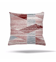 Kuş Tüyü Yaprak Desen Etnik Gizli Fermuarlı Yastık Kılıfı Kırlent Kılıfı Koltuk Yastık Kılıfı  (Pembe)