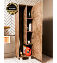 ELOX Banyo dolabı raflı farklı tasarım (Gri)