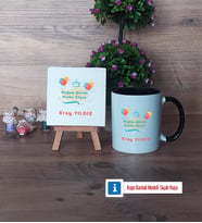 Doğum Günü Hediyesi Dekoratif Taş, Kupa Bardak Kırmızı Hediye (Model 10)