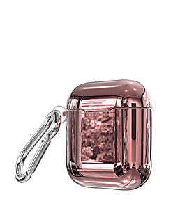 Apple Airpods Kılıf Zore Airbag 08 Silikon Kılıf (Rose)