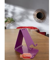 Metal Masaüstü Telefon Tutucu (Mor)
