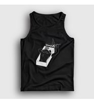 Presmono Unisex Beyaz Match Lovers Valentine's Day Sevgililer Günü Atlet 285119tt (Siyah)