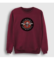 Presmono Unisex Beyaz Red Avenged Sevenfold Sweatshirt 16124tt (Bordo)