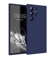 Microsonic Matte Silicone Samsung Galaxy S24 Ultra Kılıf Siyah (Lacivert)