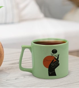 BK Gift Kişiye Özel İsimli Pastel Yeşil Middle Kupa Bardak, Arkadaşa Hediye, Ev Hediyesi, Doğum Günü Hediyesi, Ofis Hediyesi (Model 3)
