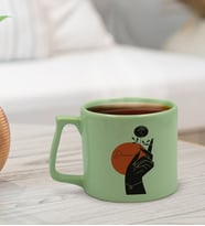 BK Gift Kişiye Özel İsimli Pastel Yeşil Middle Kupa Bardak, Arkadaşa Hediye, Ev Hediyesi, Doğum Günü Hediyesi, Ofis Hediyesi (Model 3)