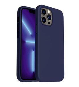 iPhone 12 Pro Max Kılıf Kamera Korumalı Silikon Rubber Arka Kapak (Lacivert)