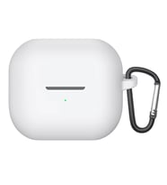 Microsonic Samsung Galaxy Buds 3 Pro Kılıf Askılı Mat Silikon Mavi (Beyaz)