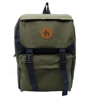 Su Geçirmez İmperteks Kumaş Unisex Sırt ve Okul Çantası 310 (Haki - Siyah) (HAKI-SIYAH)