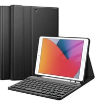Apple iPad Pro 10.5 Kılıf Kablosuz Klavyeli Kılıf Mobax A1701 A1709 A1852 (Siyah)