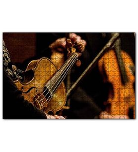 Cakapuzzle Keman Kültür Aletleri 2016 Müzik  Puzzle Yapboz MDF (Ahşap) (1000 Parça)