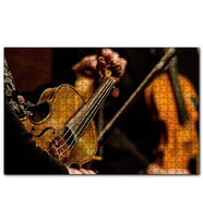 Cakapuzzle Keman Kültür Aletleri 2016 Müzik  Puzzle Yapboz MDF (Ahşap) (1000 Parça)