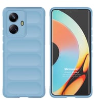 Microsonic Realme 10 Pro Plus 5G Kılıf Oslo Prime Yeşil (Mavi)