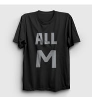 Presmono Unisex Beyaz All M Anime Boku No Hero Academia T-Shirt 233901tt (Siyah)