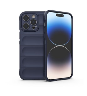 Apple iPhone 16 Pro Max Kılıf Elde Tutma Kolaylıkla Kaydırmaz Kenar Line Dizayn (Lacivert)