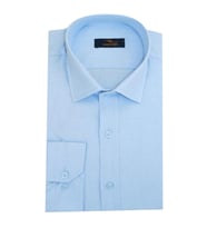 Erkek Gömlek Uzun Kol Silim Fit Keten BGL-ST01456 (Mavi)