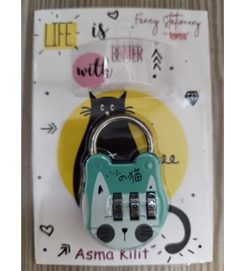 TAROS VİNTAGE LABEL FANCY ASMA KİLİT (Yeşil)