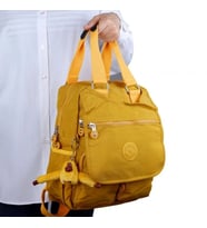 Kenyon Cox Unisex Kırmızı İki Fonksiyonlu Ultra Hafif Su Geçirmez Sırt ve El Çantası (Hardal Sarısı)