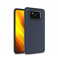 Xiaomi Poco X3 Pro Kılıf Case, Kamera Lens Korumalı Elektroplatin Kaplama Sert PC Koruyucu Colourful Platinum Serisi (Siyah)