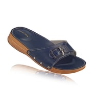 FootFlex Kadın Topuk Dikeni (Epin) Hallux-Valgus Terlik (Lacivert)
