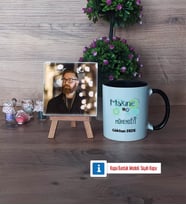 Makine Mühendisi Fotoğraflı Dekoratif Taş, Kupa Bardak Beyaz Hediye (Model 11)