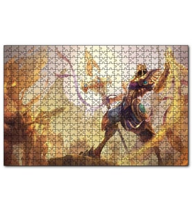 Cakapuzzle Pandemonium Oyun Kumların İmparatoru Azir Görseli  Puzzle Yapboz MDF (Ahşap) (255 Parça)