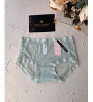 Lily Baby Puantiyeli Pamuk Ağlı Transparan Esnek Normal Bel İthal Şık Bato/Slip-2827 (Su Yeşili)