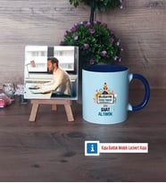 Bilgisayar Öğretmeni Fotoğraflı Dekoratif Taş, Kupa Bardak Beyaz Hediye Öğretmenler Günü Hediyesi (Model 3)