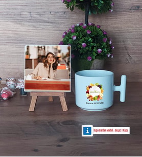 Diyetisyen Fotoğraflı Dekoratif Taş, Kupa Bardak Beyaz Hediye (Model 12)